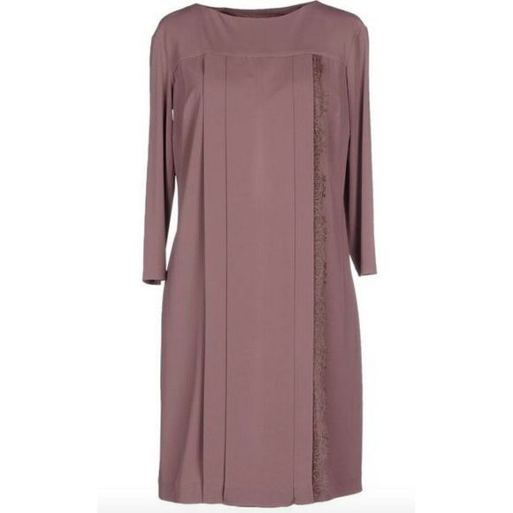 Scervino Street sz 44 Pleated Lace Shift NWT $1050